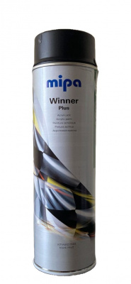 Краска Mipa Winner Acryl-Lack акриловая черная матовая 600мл аэрозоль фото в интернет магазине Новакрас.ру